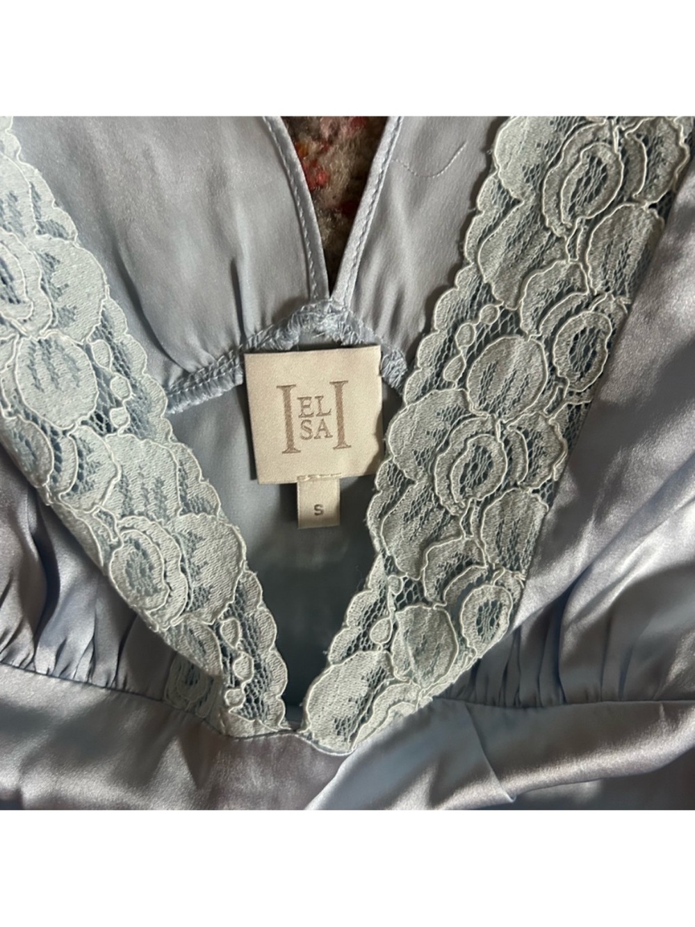 Helsa Celeste dress, light blue, size small - Picture 15 of 15